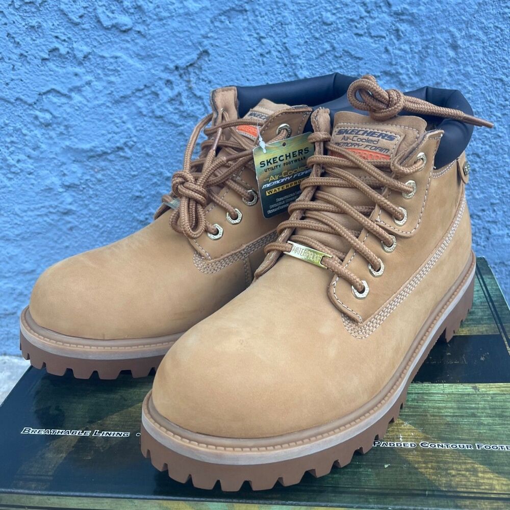 Skechers Boots Sergeants Verdict 10.5 Tan